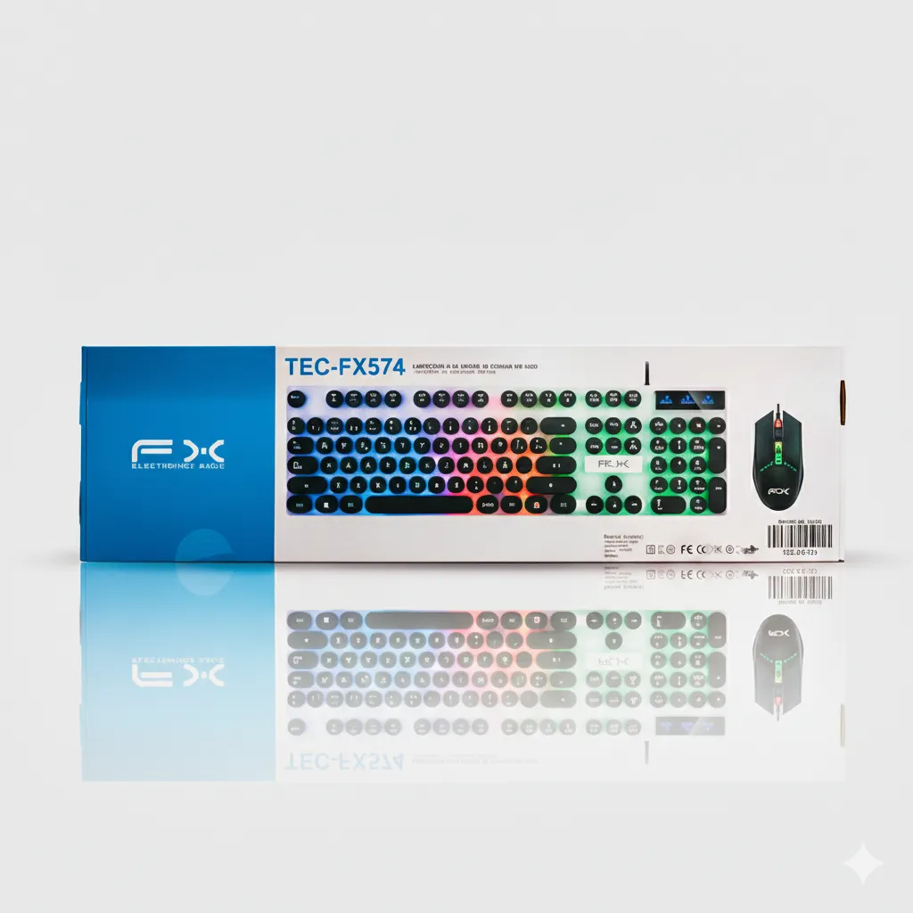 [ACC-29] VN TECLADO CON MOUSE TEC-FX574