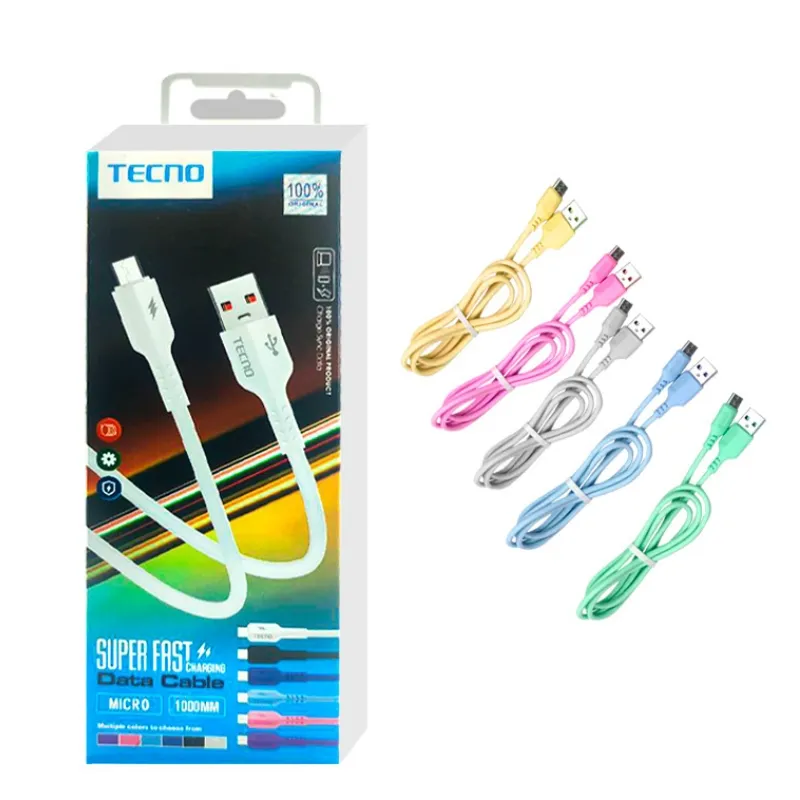 VN CABLE MACARON DE COLOR TECNO MICRO