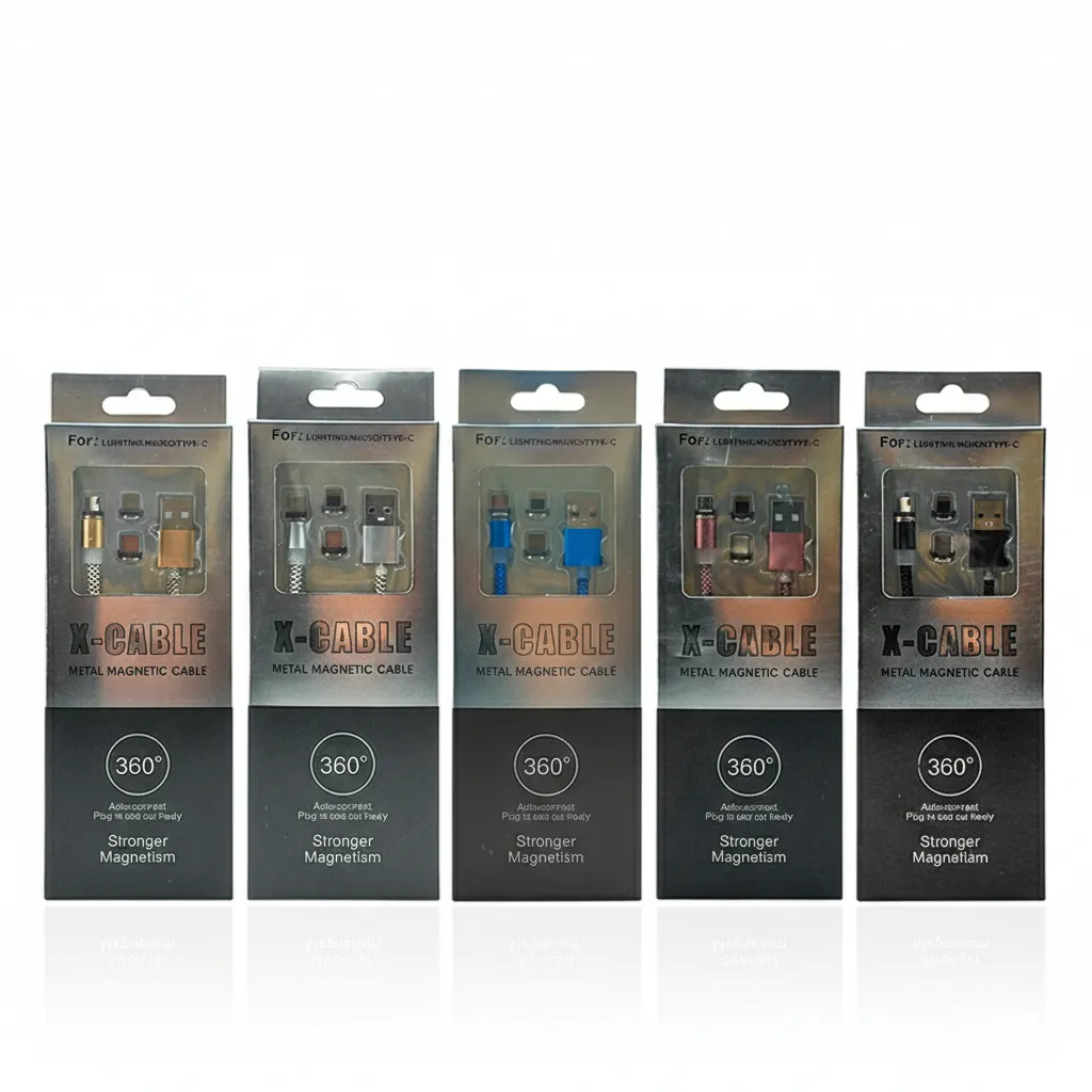 [CAB-44] INV1 CABLE USB CON 3 PUNTAS (IMAN)