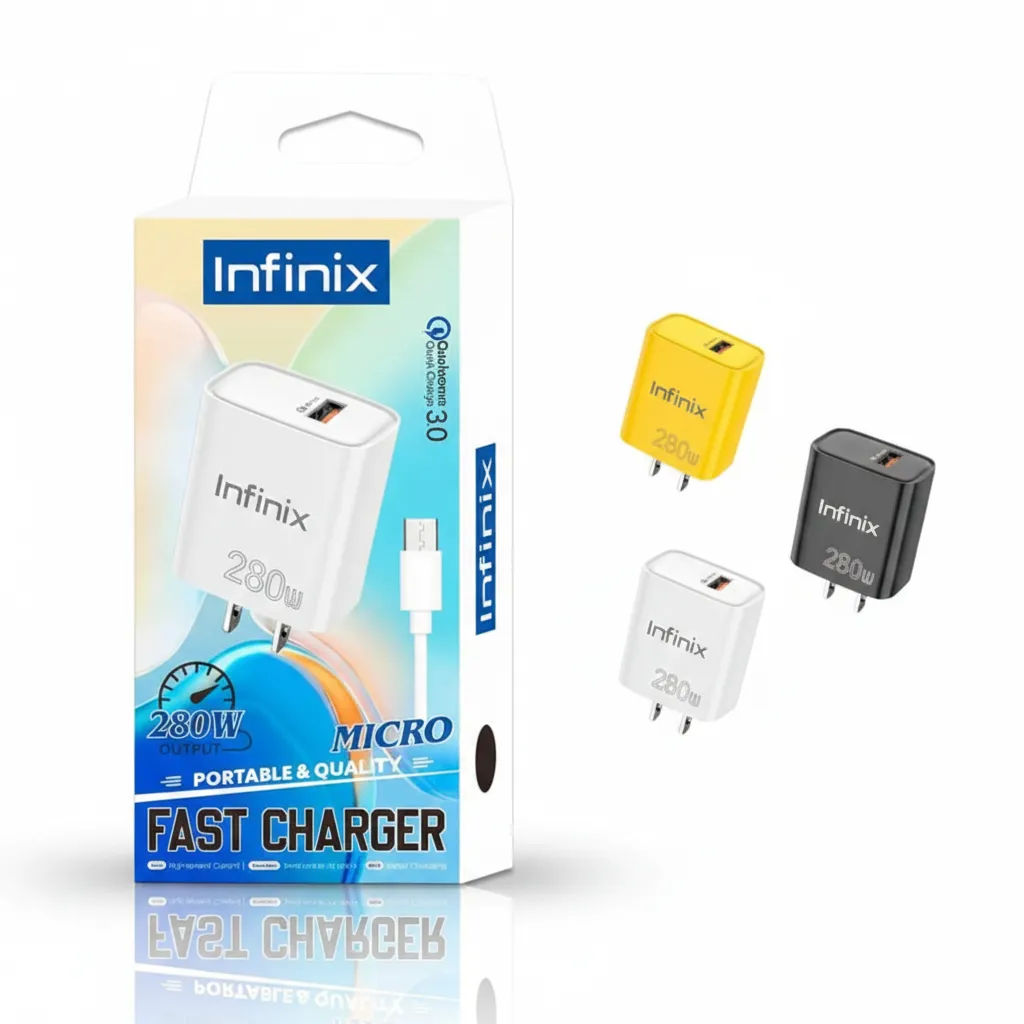 [CAR-26] VN CARGADOR INFINIX 280W TIPO MICRO