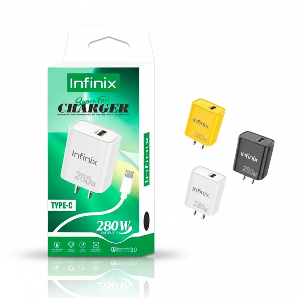 [CAR-27] VN CARGADOR INFINIX 280W TIPO C