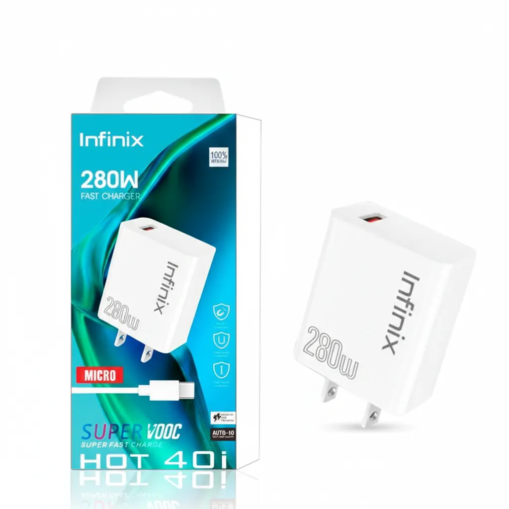 [CAR-31] VN CARGADOR INFINIX 280W TIPO MICRO GR