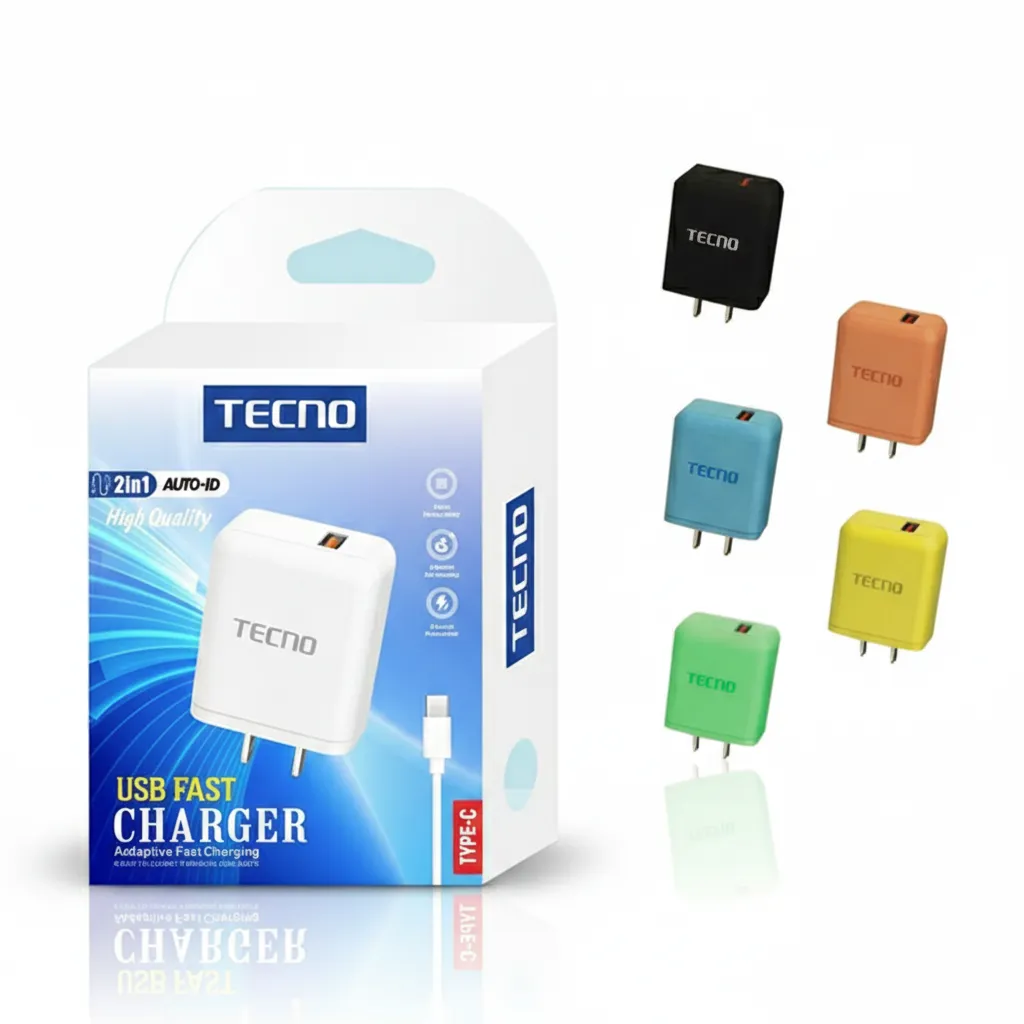 [CAR-69] VN CARGADOR TECNO 2 EN 1 TIPO C