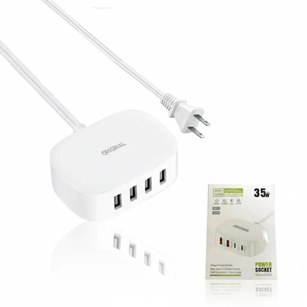 [CAR-77] VN CARGADOR RAPIDO 4 PLUGS