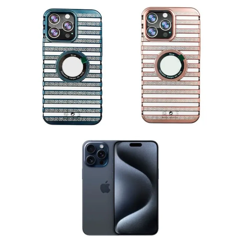 [FIP-68] VN F. EFECTO METALICO IP 15 PRO MAX