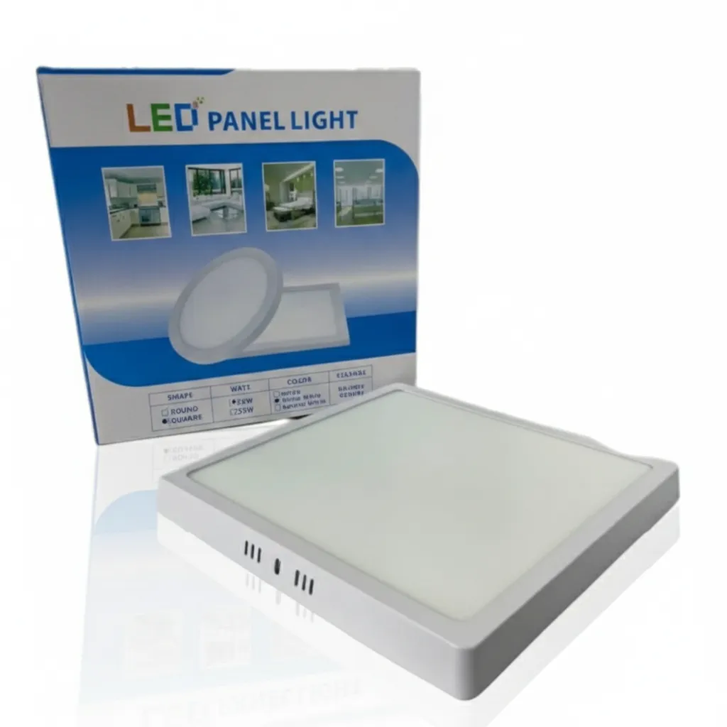 VN PANEL SIMPLE CUADRADO 6W 3000K