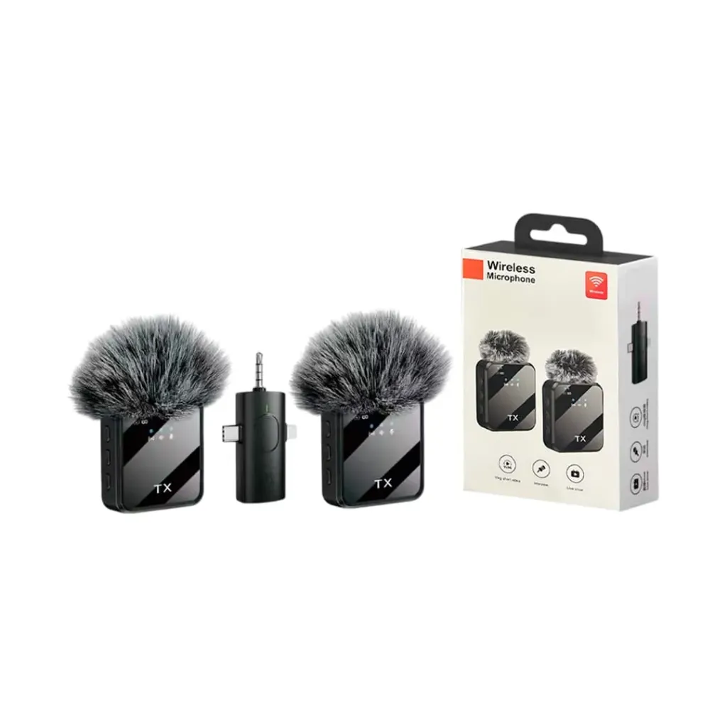 [MAR-17] VN MICROFONO DE SOLAPA CON SALIDA DOBLE(F16)