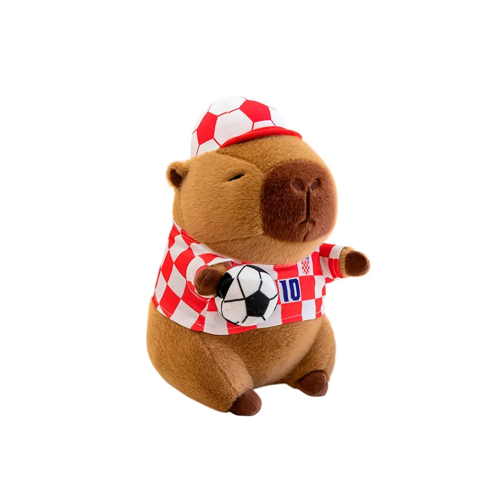 [0-112] PELUCHE CAPIBARA BUTBOLISTA 8 PULGADAS