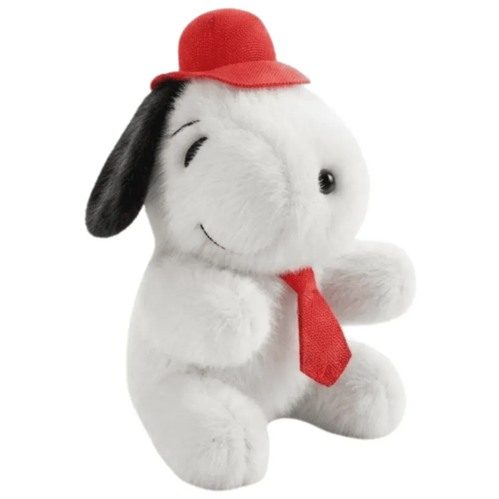 [0-124] VN PELUCHE DE SNOOPY CON GORRA 8 PULGADAS