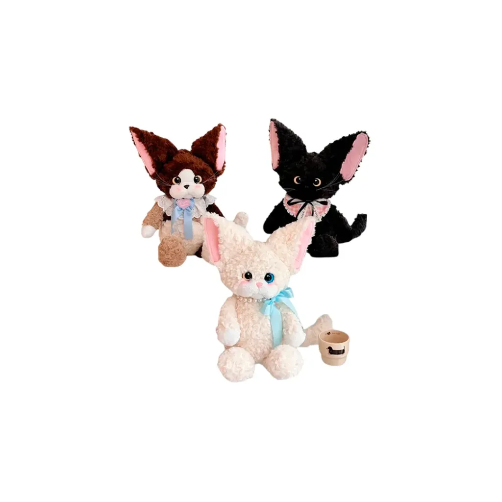 [0-135] PELUCHE GATO CON OREJAS GRANDES 80CM