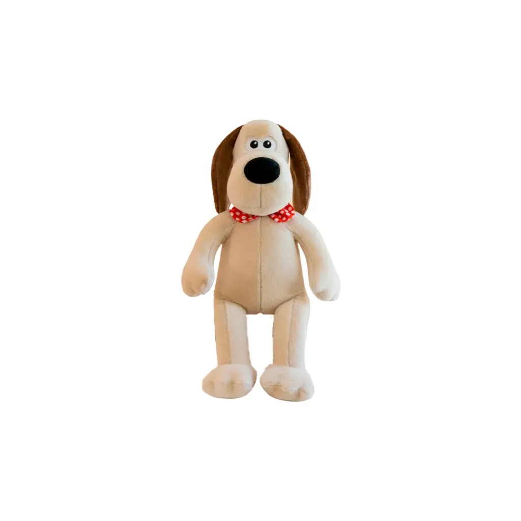 [0-139] PELUCHE PERRO GUARDIAN CON LAZO 70CM