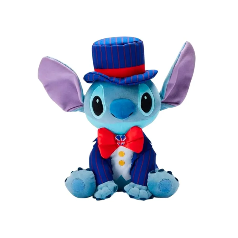 [0961-10] VN PELUCHE STITCH CON SOMBRERO 40CM