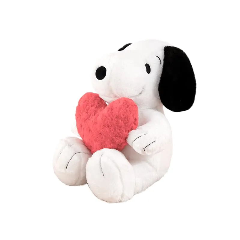 [0961-22] PELUCHE SNOOPY CON CORAZON 70CM