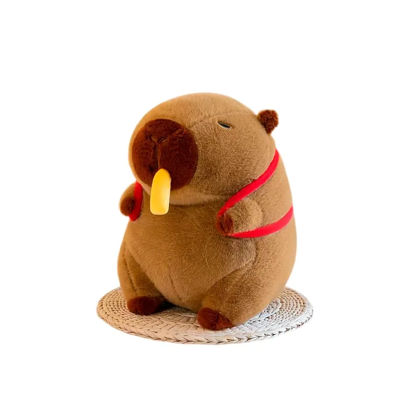 [0961-29] VN PELUCHE CAPIBARA CON PAPITAS 40CM