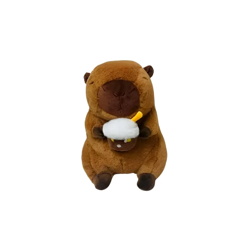 [0961-38] VN PELUCHE CAPIBARA CON MATCHA 30CM