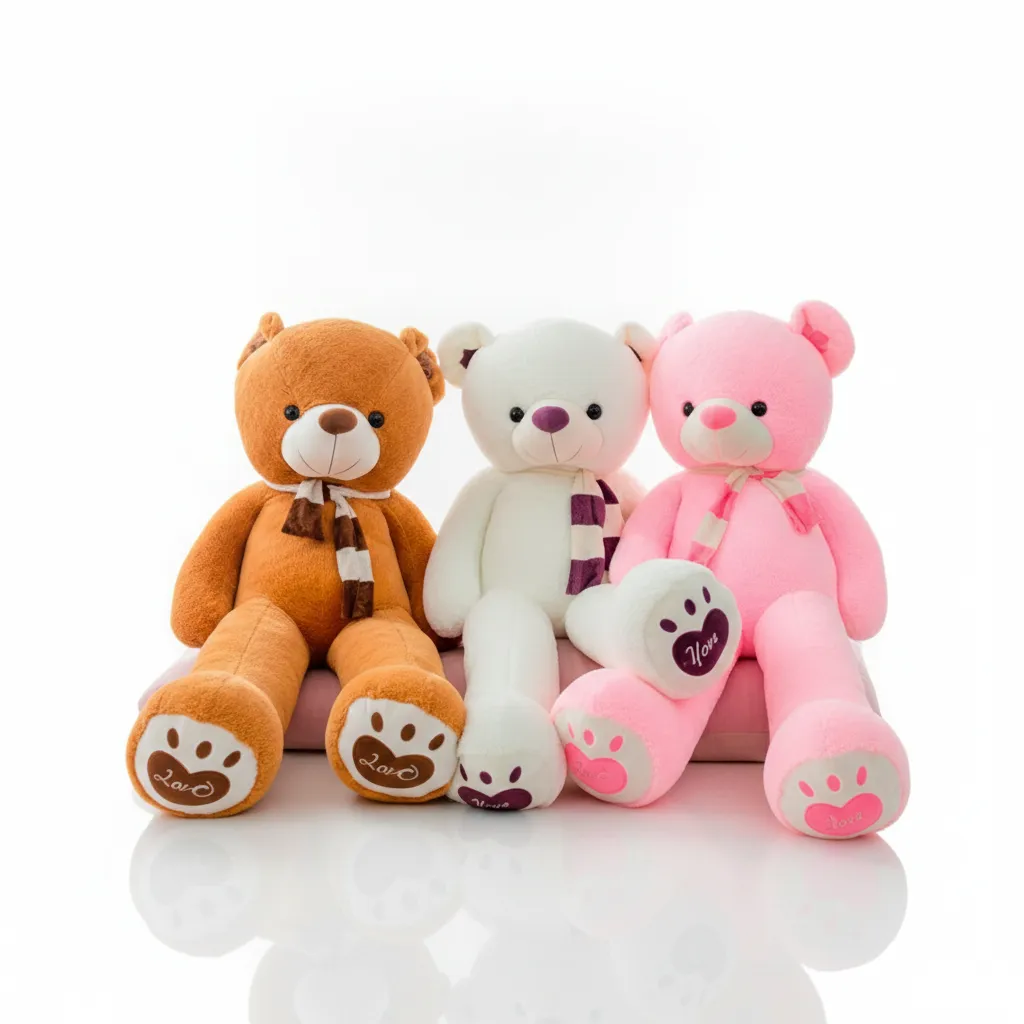 PELUCHE DE OSO CON BUFANDA 1.8 METROS