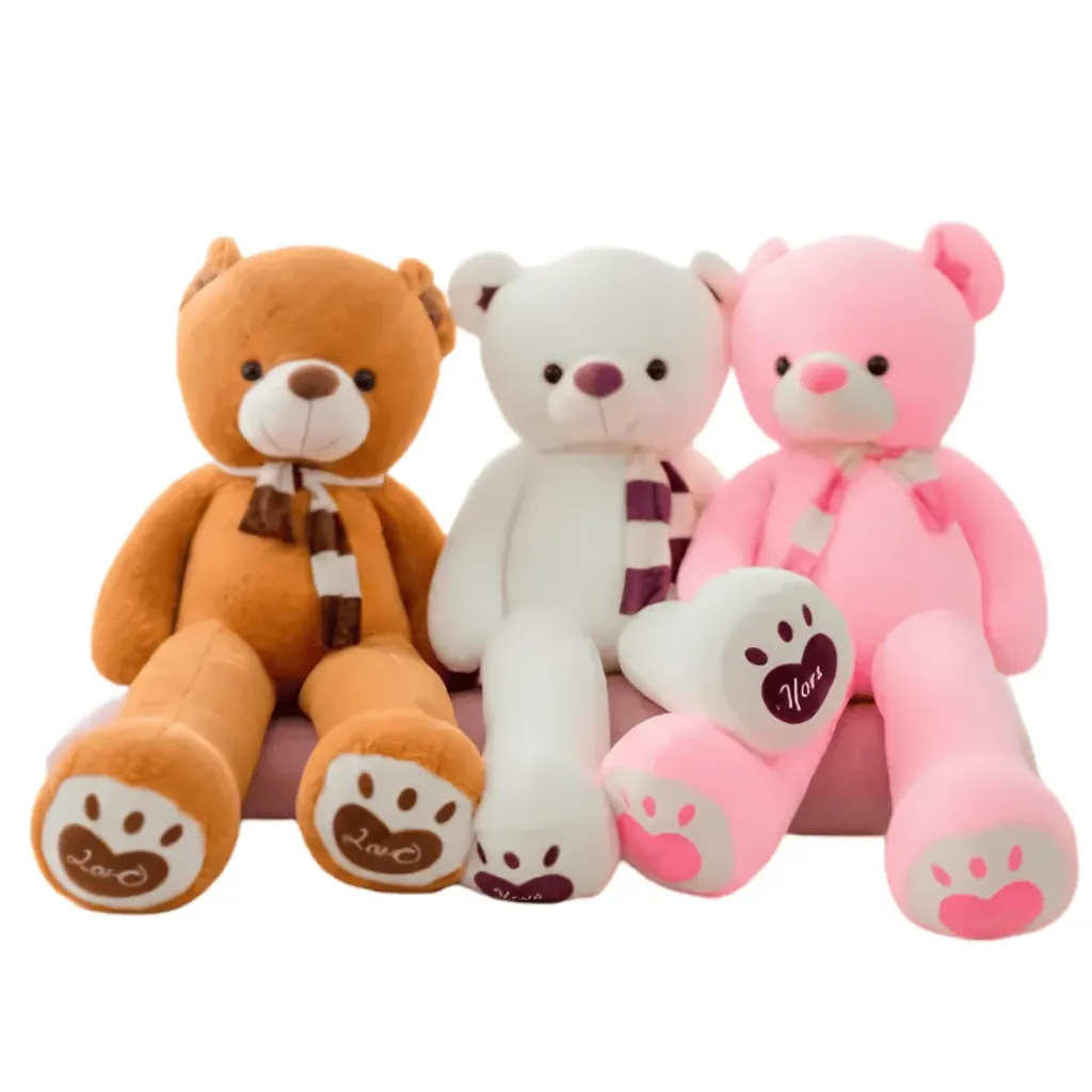 [OS-1802] VN PELUCHE DE OSO CON BUFANDA 1.8 METROS
