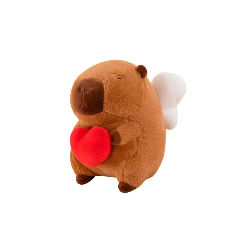 PELUCHE DE CAPIBARA CON CORAZON 40CM