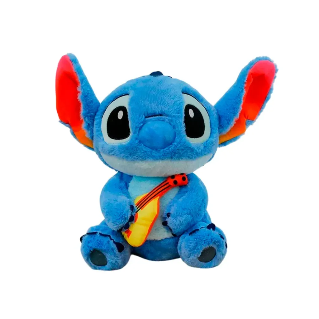 VN PELUCHE DE STITCH CON GUITARRA 35CM