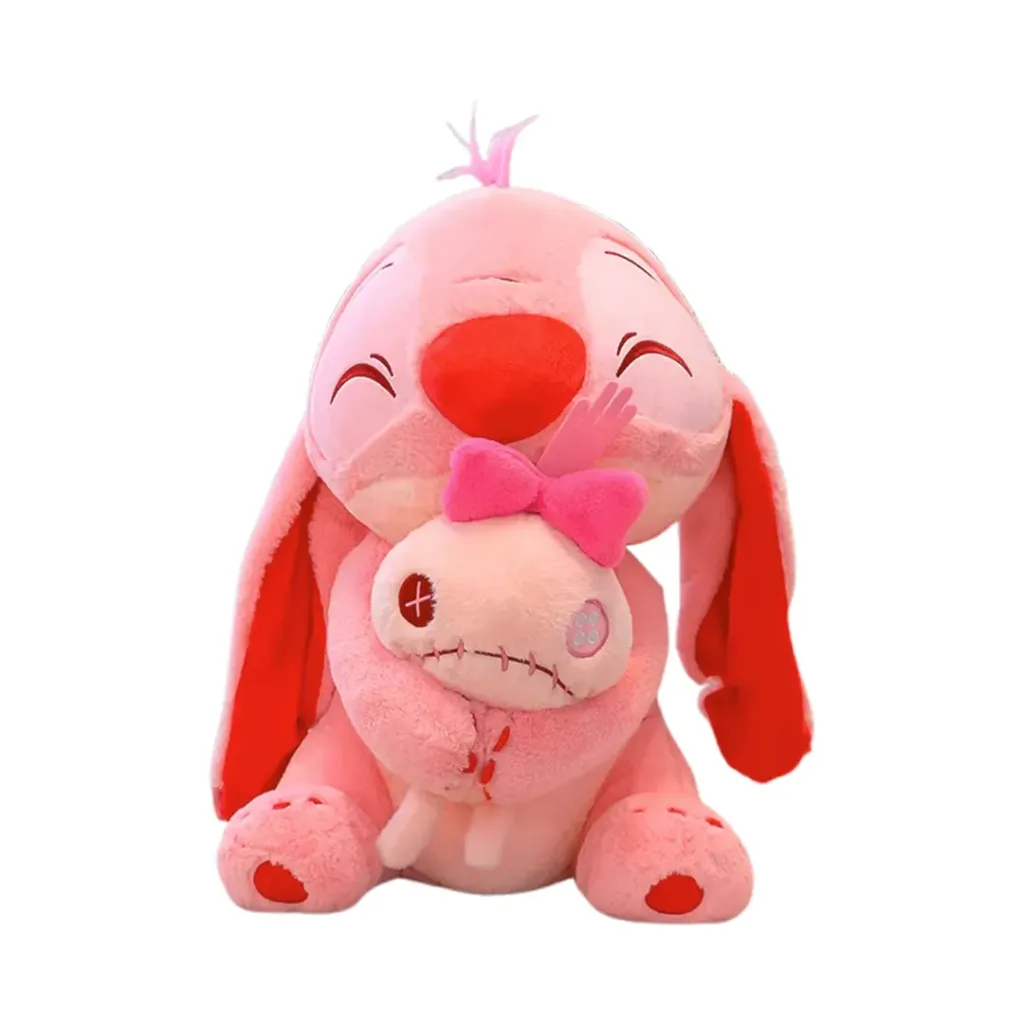 PELUCHE STITC ROSA CON TRAPOS 25CM