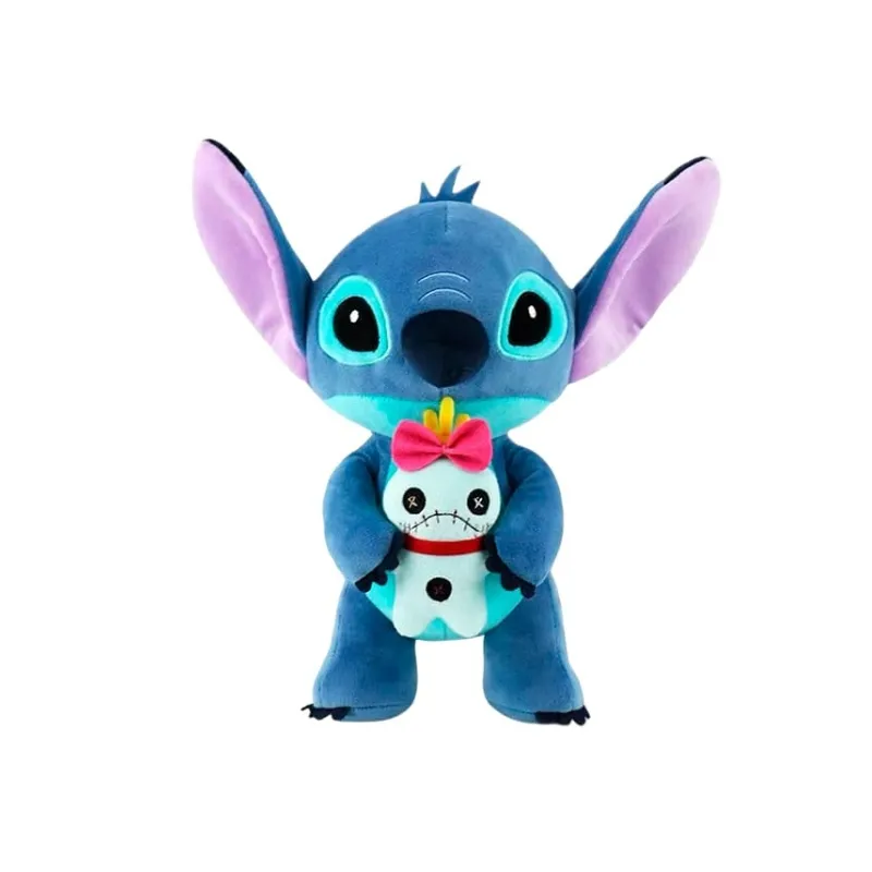 PELUCHE STITCH CON MUÑEQUITO BUDU 35CM