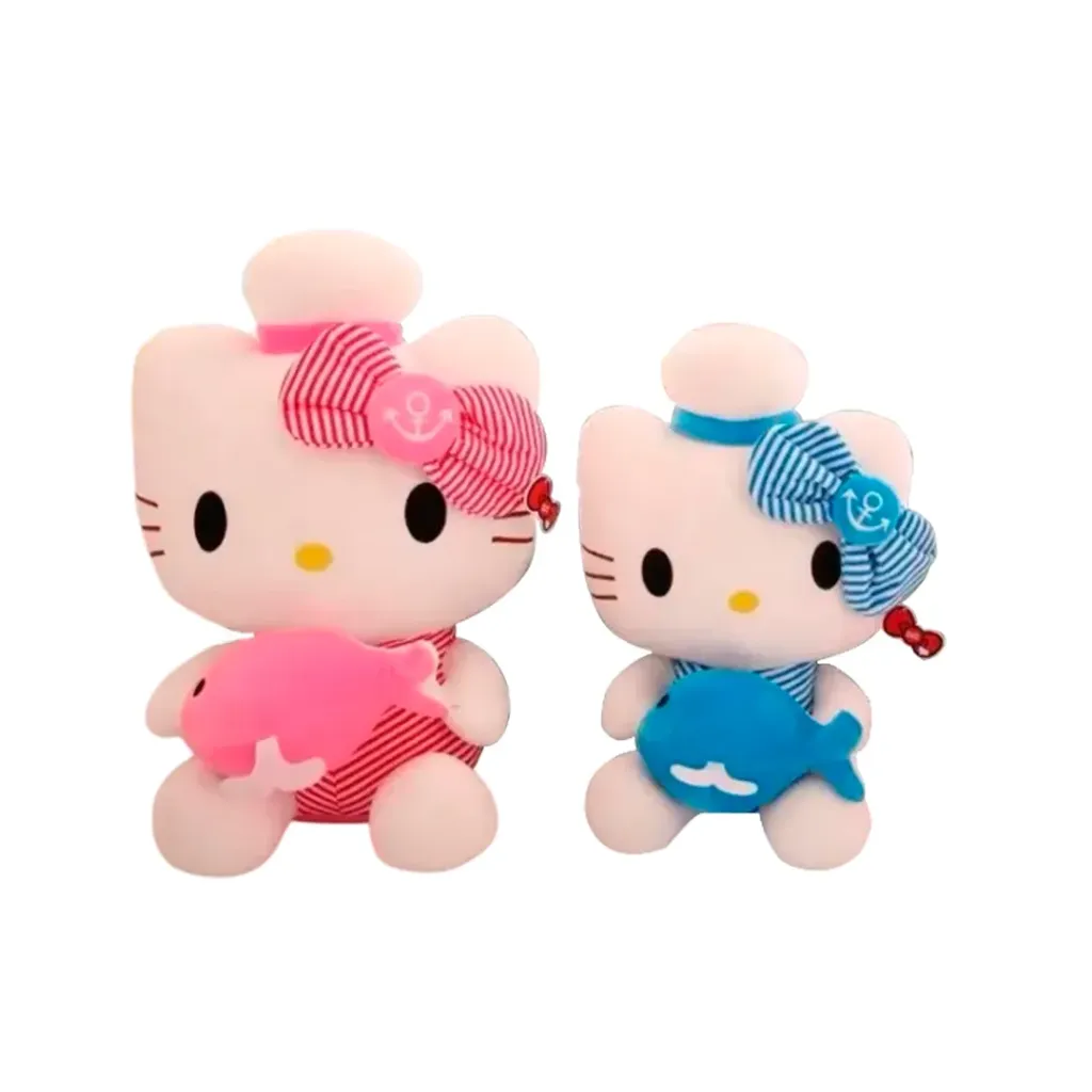 [P0934-5] PELUCHE DE HELLO KITTY CON BALLENA 70CM