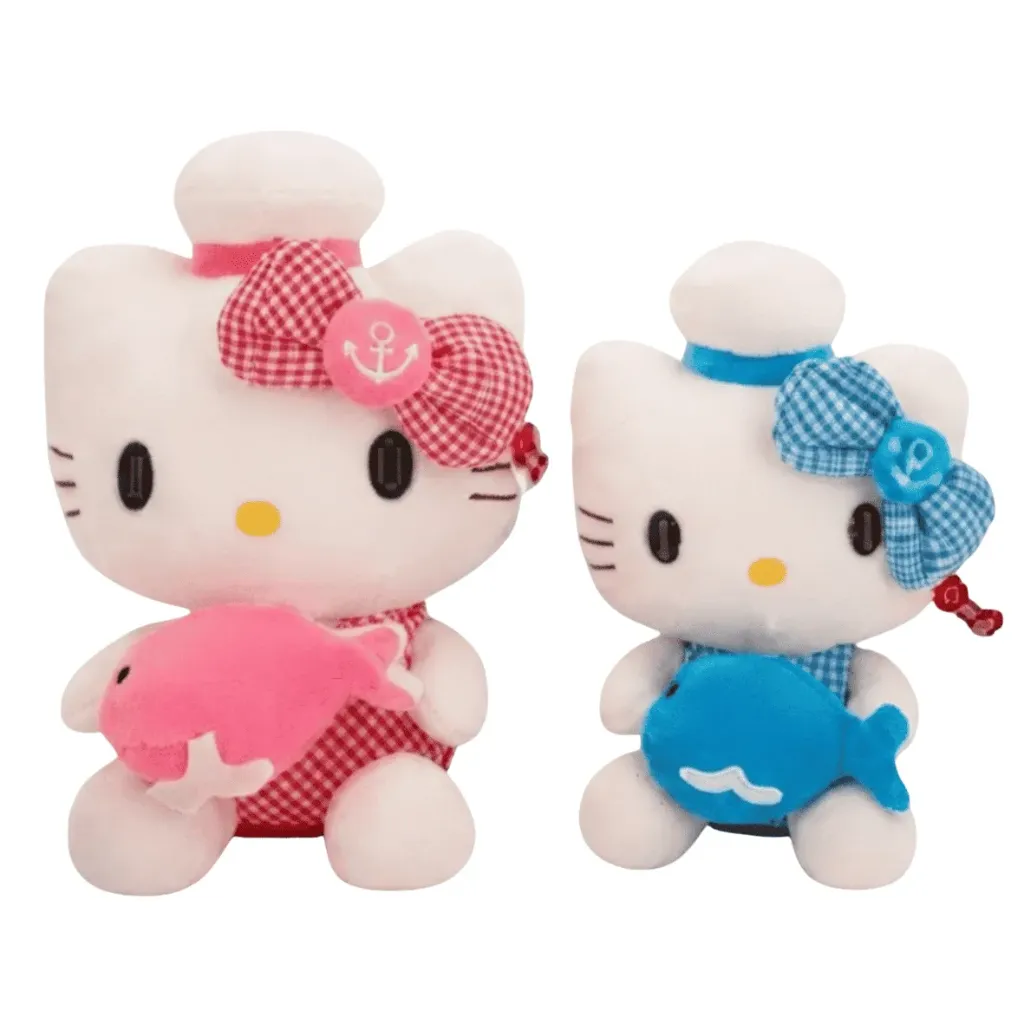 [P0934-5] VN PELUCHE DE HELLO KITTY CON BALLENA 70CM