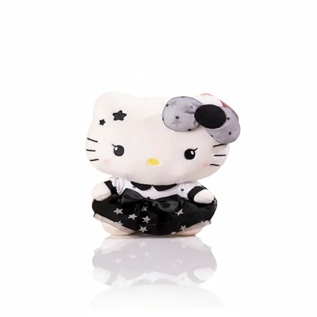 [P0934-9] PELUCHE DE HELLO KITTY GOTICO 45CM