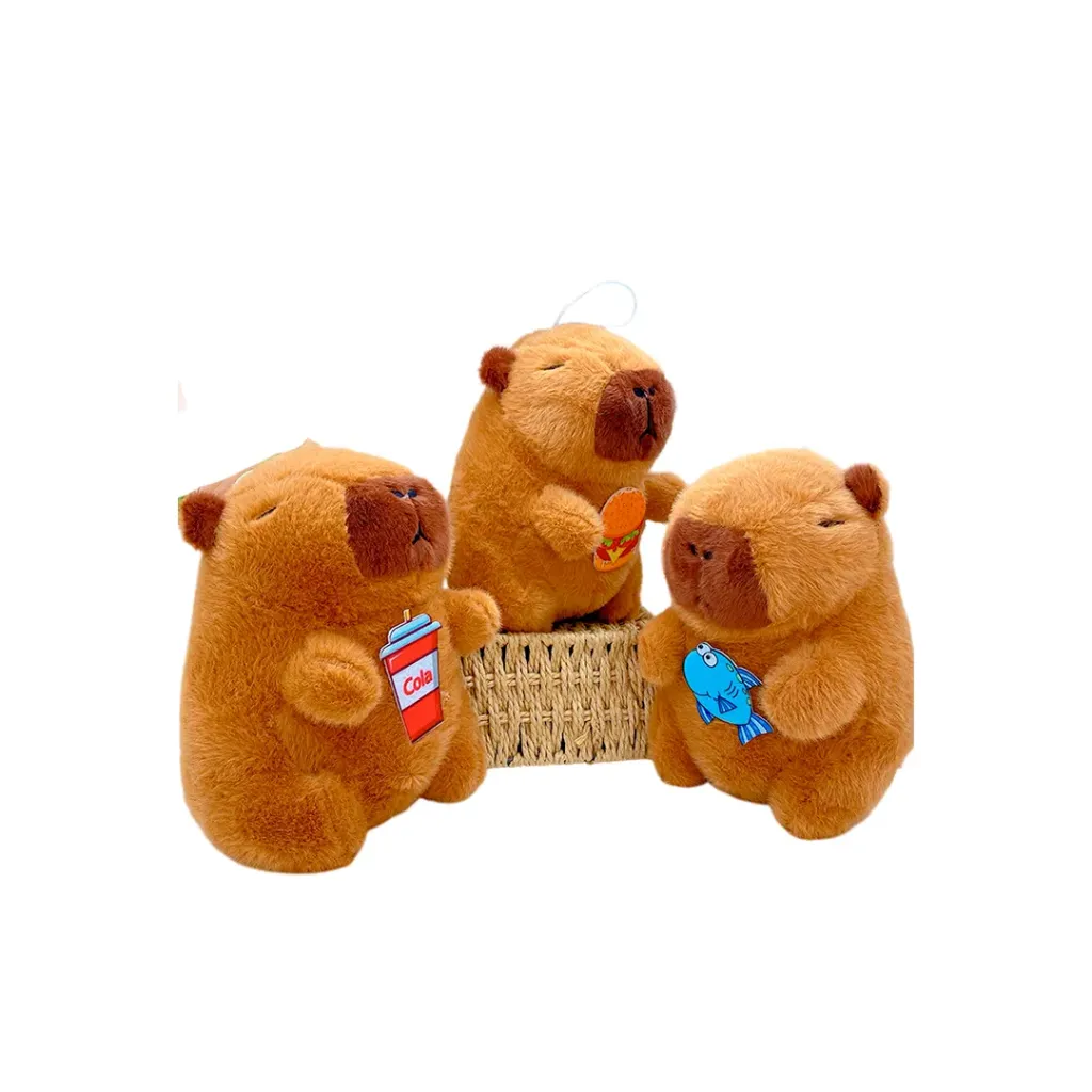 [0-103] PELUCHE CAPIBARA GLOTON 8 PULGADAS