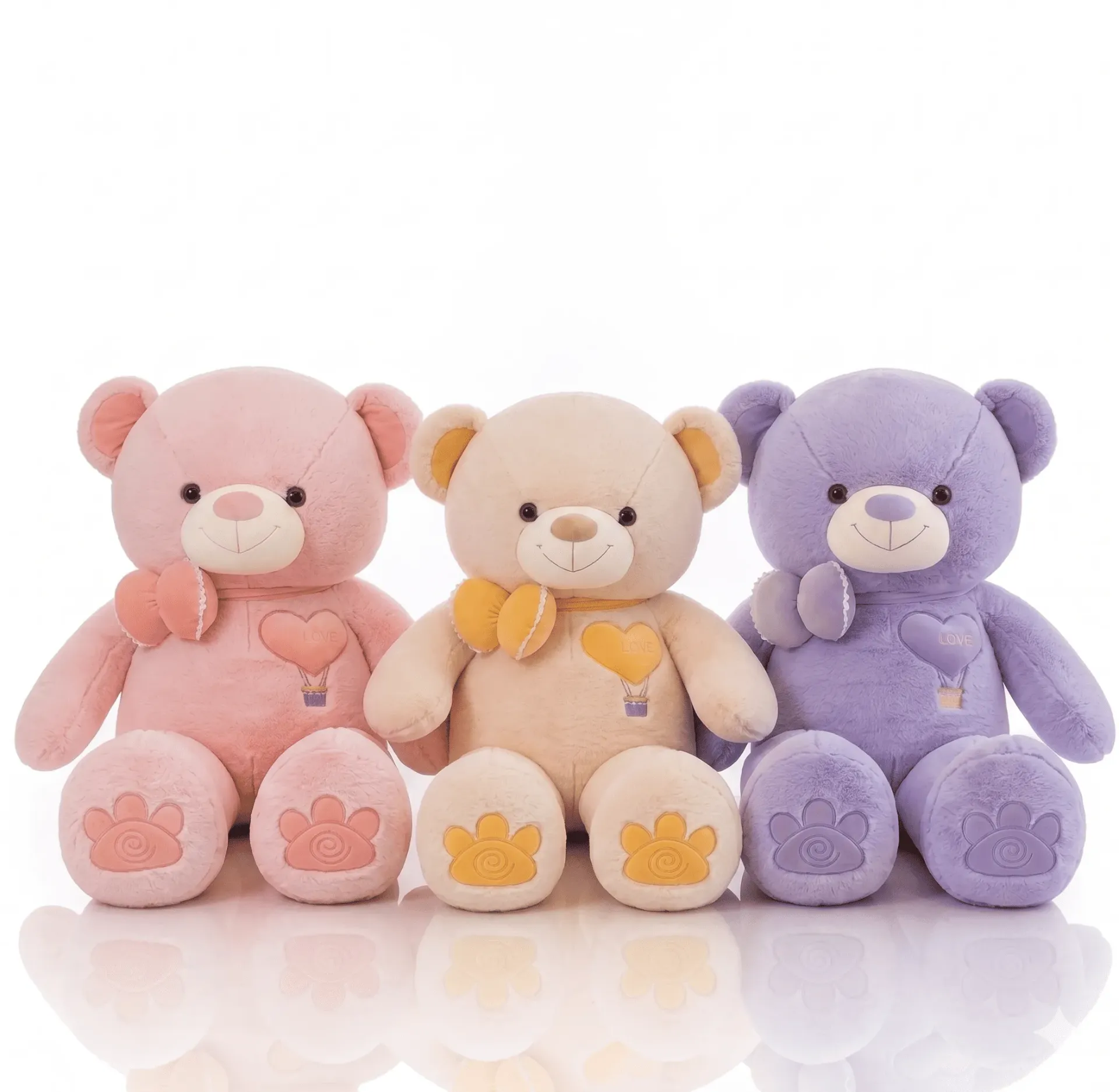 PELUCHE DE OSO CON CORAZON 125CM